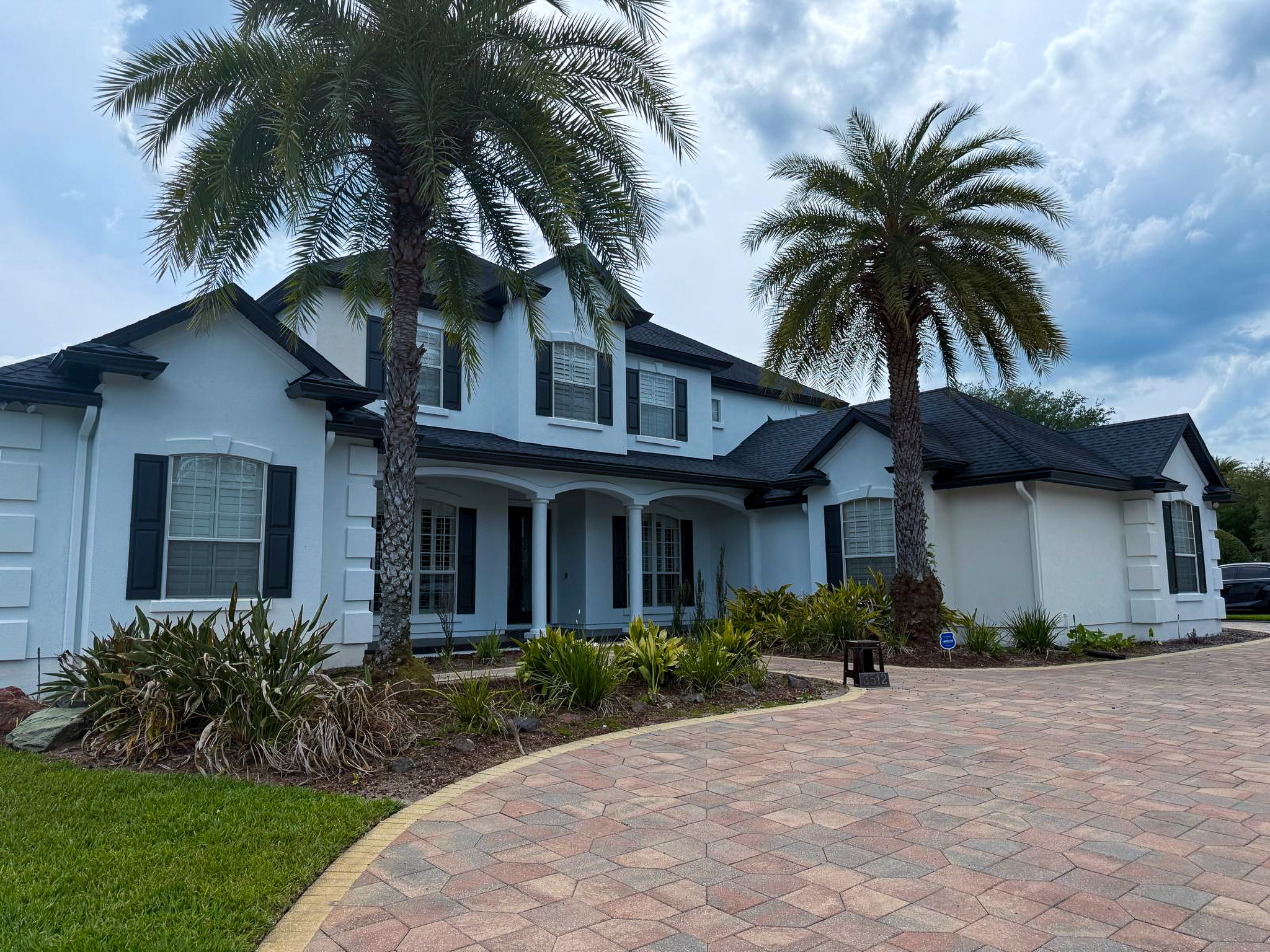 Residential exterior painting and repair project